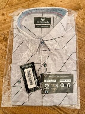Buttercloth Gravel Canyon Long Sleeve Shirt Steel Grey Size XL/new in packaging